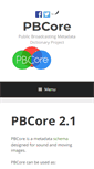 Mobile Screenshot of pbcore.org